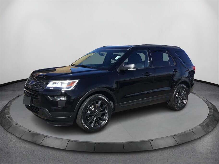 Black 2018 Ford Explorer SUV / Crossover Front-Wheel Drive 6-Speed Automatic