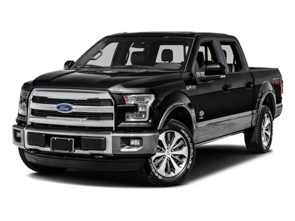 Red 2016 Ford F-150 Pickup Truck Four-Wheel Drive Automatic