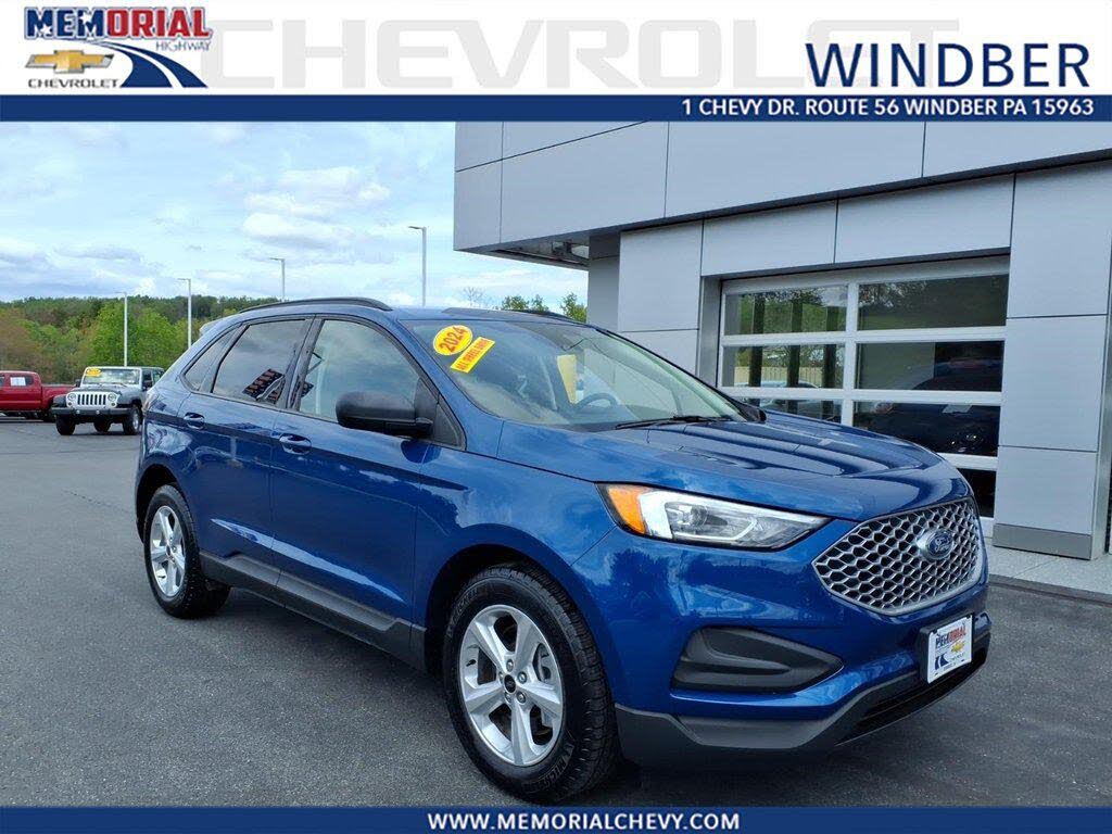 Atlas Blue Metallic 2024 Ford Edge SUV / Crossover All-Wheel Drive Automatic