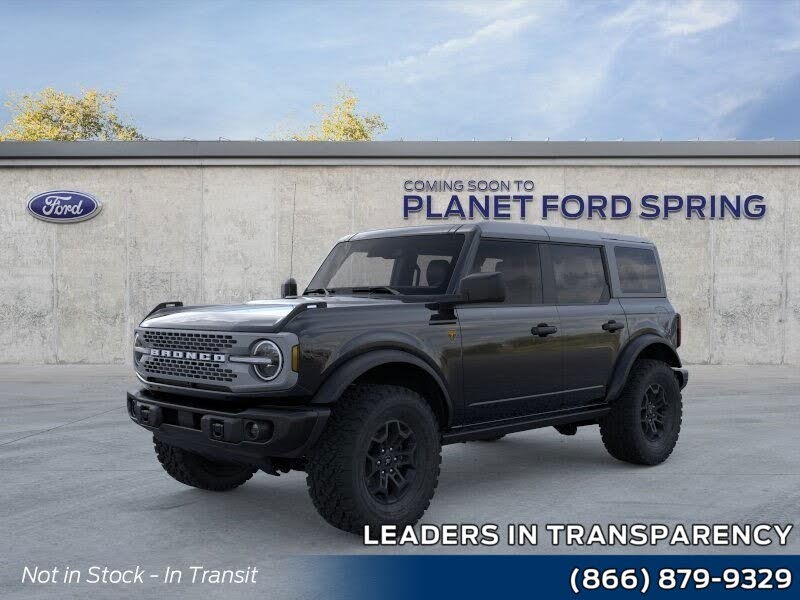 Shadow Black 2026 Ford Bronco SUV / Crossover Four-Wheel Drive Automatic