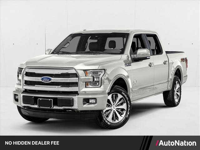 White Platinum Metallic Tri-Coat 2017 Ford F-150 Pickup Truck Four-Wheel Drive Automatic
