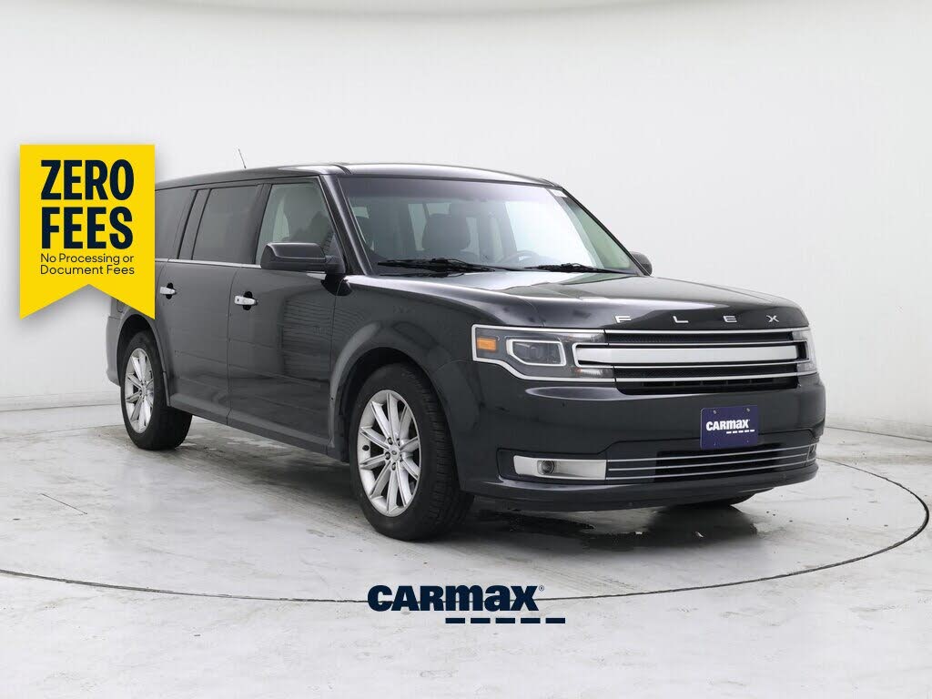 Black 2015 Ford Flex SUV / Crossover All-Wheel Drive Automatic