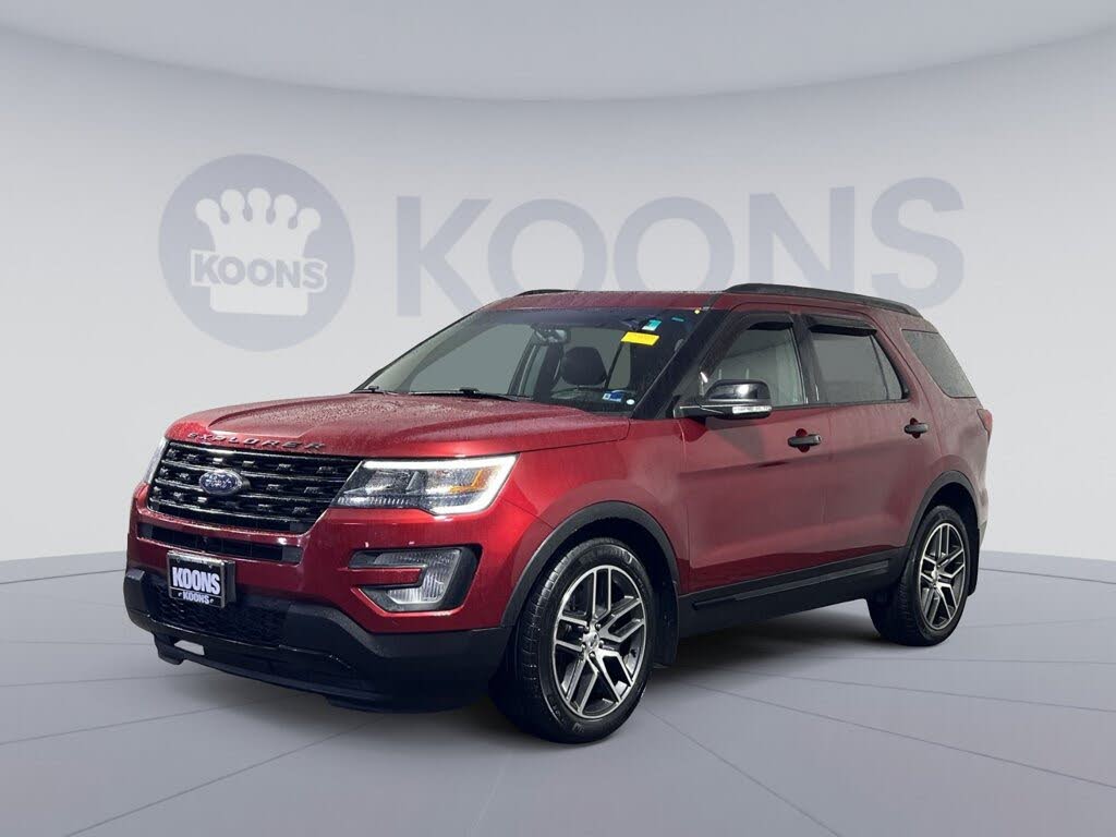 Red 2017 Ford Explorer SUV / Crossover All-Wheel Drive Automatic