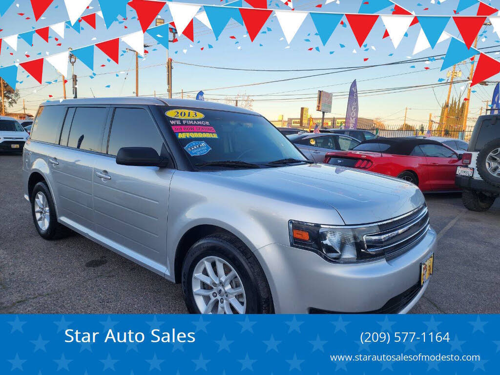 Ingot Silver Metallic 2013 Ford Flex SUV / Crossover Front-Wheel Drive 6-Speed Automatic