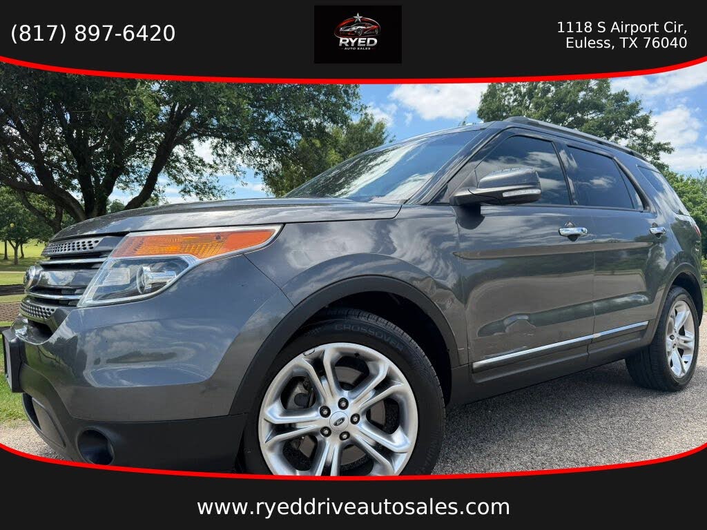 Gray 2015 Ford Explorer SUV / Crossover Front-Wheel Drive 6-Speed Automatic