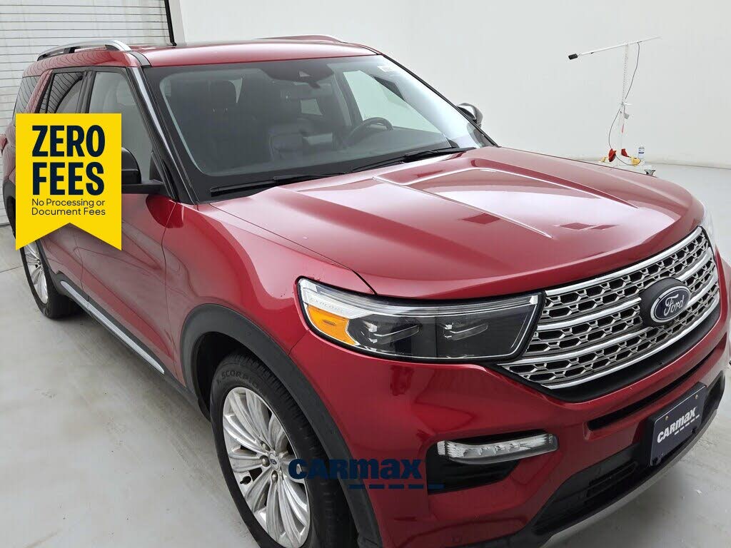 Red 2023 Ford Explorer SUV / Crossover Rear-Wheel Drive Automatic