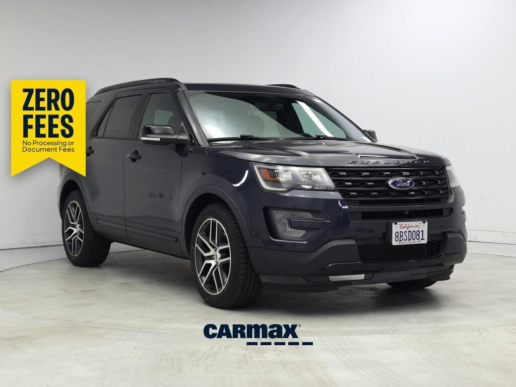 Blue 2017 Ford Explorer SUV / Crossover All-Wheel Drive Automatic