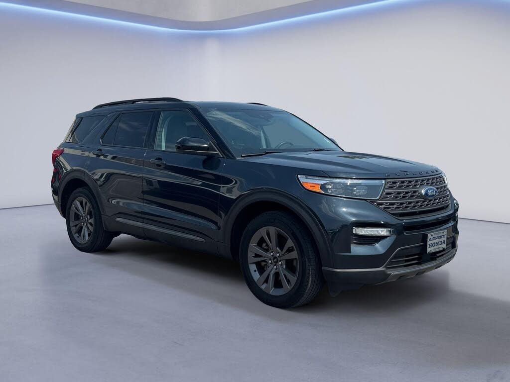 Stone Blue 2023 Ford Explorer SUV / Crossover All-Wheel Drive Automatic