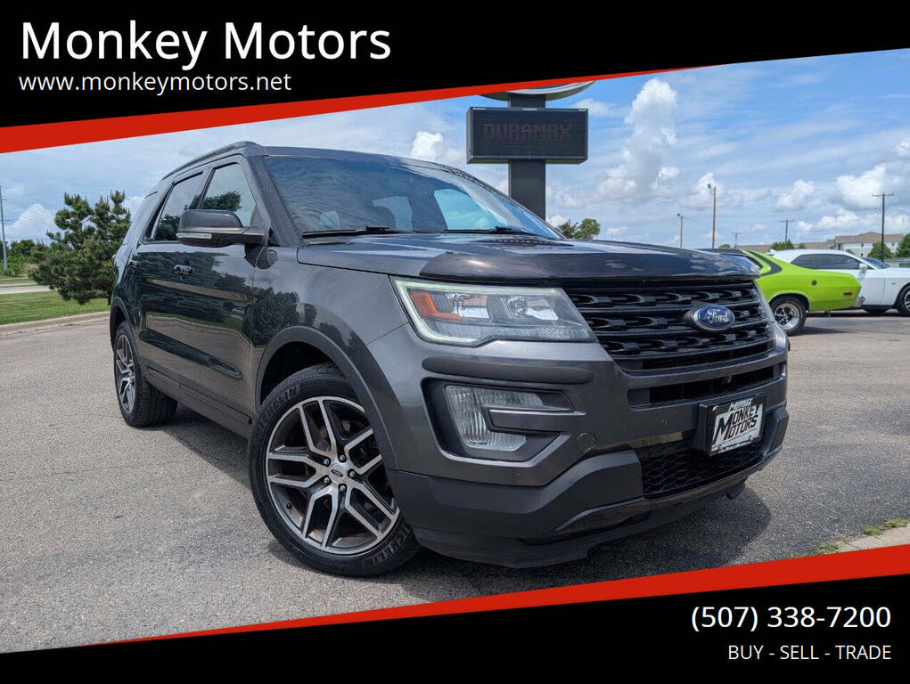 Black (Charcoal) 2017 Ford Explorer SUV / Crossover All-Wheel Drive Automatic