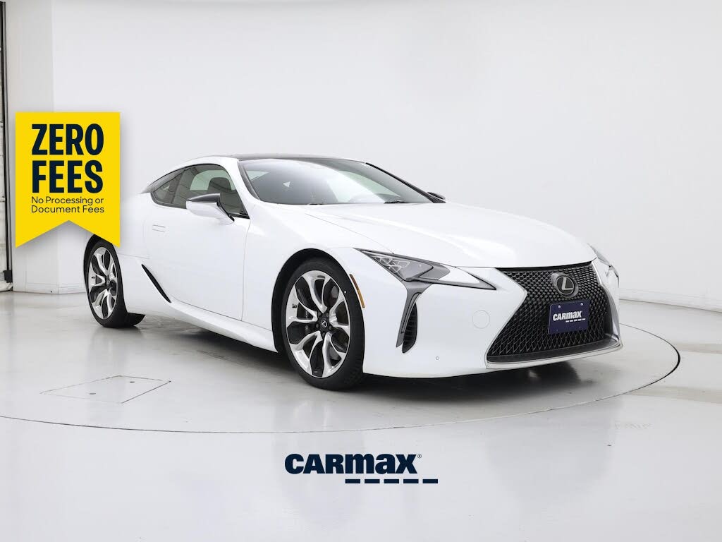 White 2018 Lexus LC Coupe Rear-Wheel Drive Automatic