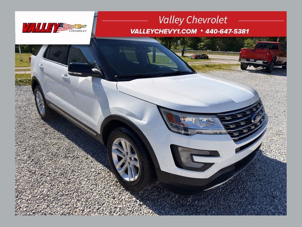 Oxford White 2017 Ford Explorer SUV / Crossover Front-Wheel Drive 6-Speed Automatic