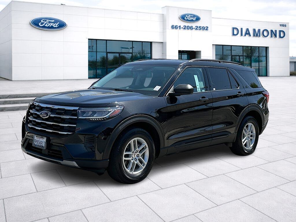 Black Metallic 2026 Ford Explorer SUV / Crossover Rear-Wheel Drive Automatic