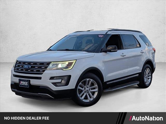 Oxford White 2017 Ford Explorer SUV / Crossover Front-Wheel Drive 6-Speed Automatic