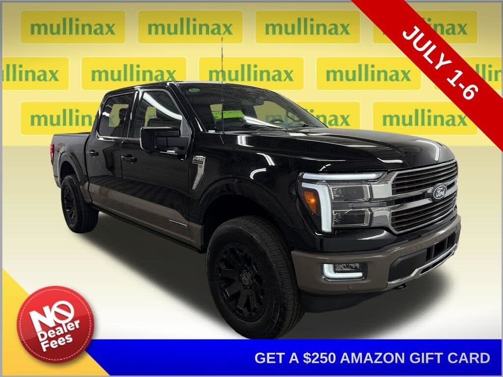 Agate Black Metallic 2025 Ford F-150 Pickup Truck Four-Wheel Drive Automatic