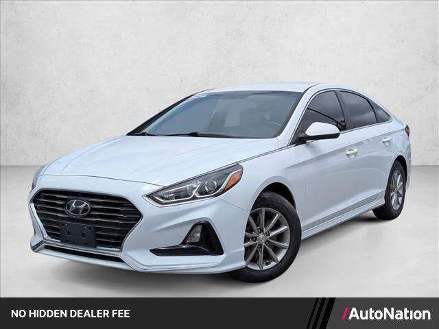 Quartz White Pearl 2019 Hyundai Sonata Sedan Front-Wheel Drive Automatic