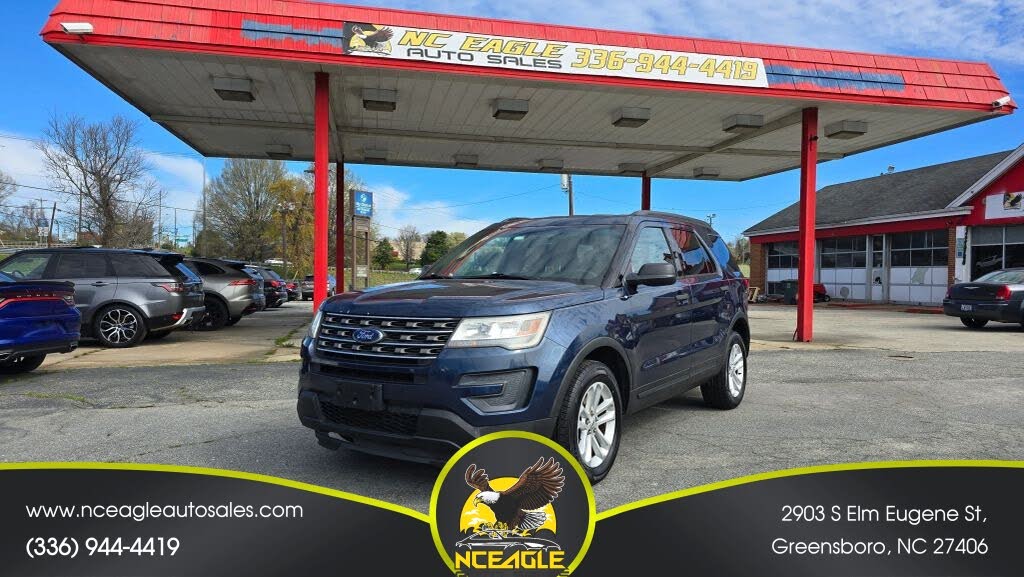 Blue 2016 Ford Explorer SUV / Crossover All-Wheel Drive 6-Speed Automatic
