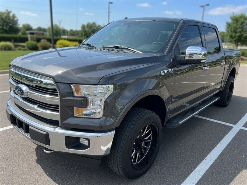Gray 2017 Ford F-150 Pickup Truck Four-Wheel Drive Automatic