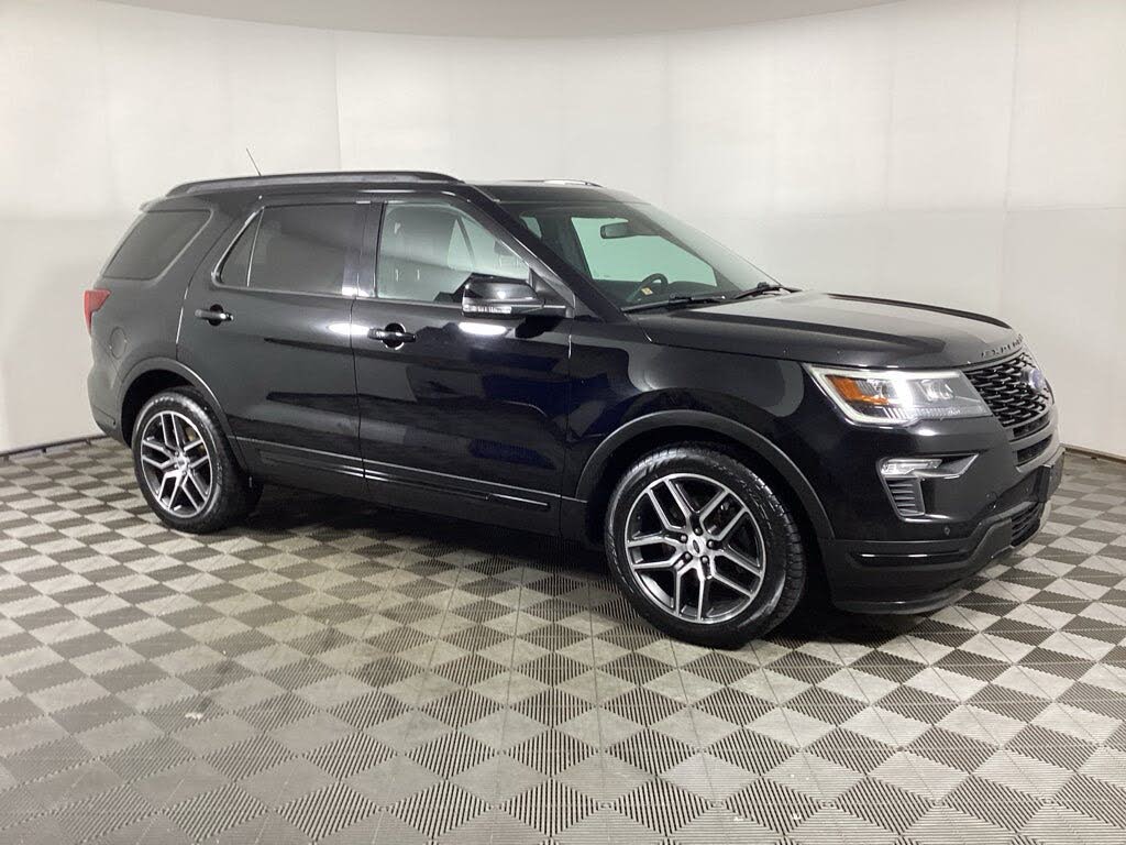 Shadow Black 2018 Ford Explorer SUV / Crossover All-Wheel Drive 6-Speed Automatic