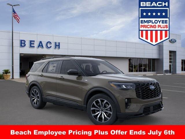 Marsh Gray 2026 Ford Explorer SUV / Crossover Rear-Wheel Drive Automatic