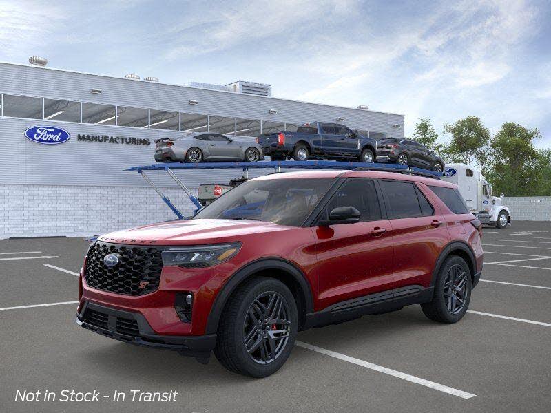 Rapid Red Metallic Tinted Clearcoat 2026 Ford Explorer SUV / Crossover All-Wheel Drive Automatic