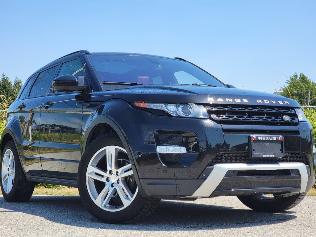 Black 2014 Land Rover Range Rover Evoque SUV / Crossover All-Wheel Drive Automatic