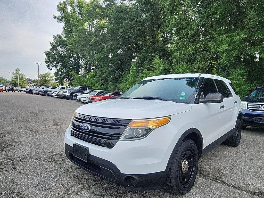 White 2015 Ford Explorer SUV / Crossover All-Wheel Drive Automatic
