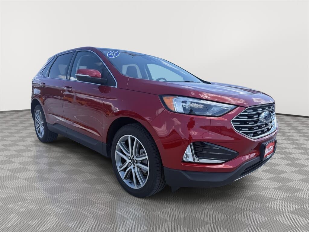 Rapid Red Metallic Tinted Clearcoat 2024 Ford Edge SUV / Crossover All-Wheel Drive 8-Speed Automatic