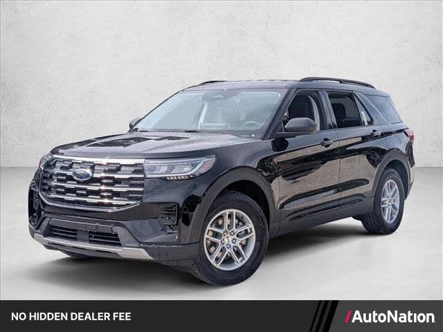 Agate Black Metallic 2026 Ford Explorer SUV / Crossover Rear-Wheel Drive Automatic
