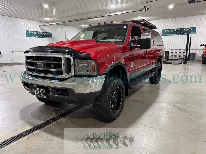 Toreador Red 2001 Ford Excursion SUV / Crossover Four-Wheel Drive Automatic