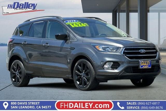 Gray (Magnetic Metall) 2018 Ford Escape SUV / Crossover Front-Wheel Drive Automatic