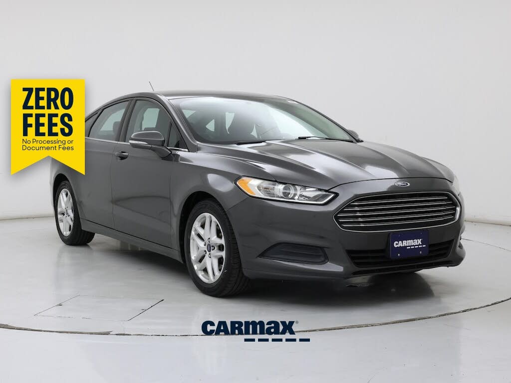 Gray 2016 Ford Fusion Sedan Front-Wheel Drive Automatic
