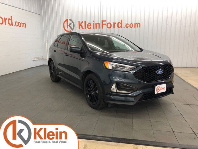 Stone Blue Metallic 2024 Ford Edge SUV / Crossover All-Wheel Drive 8-Speed Automatic