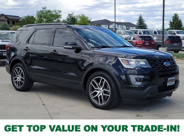 Shadow Black 2017 Ford Explorer SUV / Crossover All-Wheel Drive 6-Speed Automatic