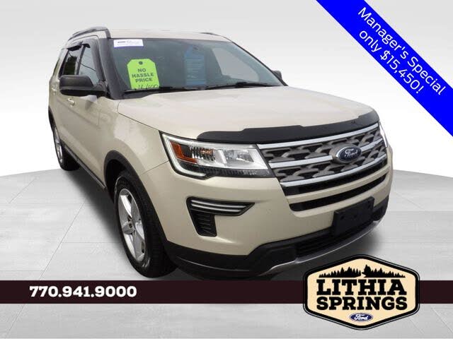 Gray (Platinum) 2018 Ford Explorer SUV / Crossover Front-Wheel Drive 6-Speed Automatic