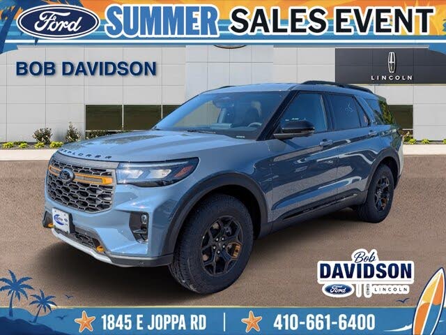 Vapor Blue Metallic 2026 Ford Explorer SUV / Crossover All-Wheel Drive Automatic