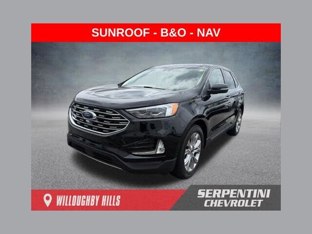 Black Metallic 2019 Ford Edge SUV / Crossover All-Wheel Drive 8-Speed Automatic