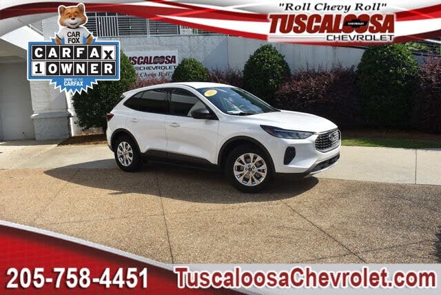 Oxford White 2025 Ford Escape SUV / Crossover Front-Wheel Drive 8-Speed Automatic