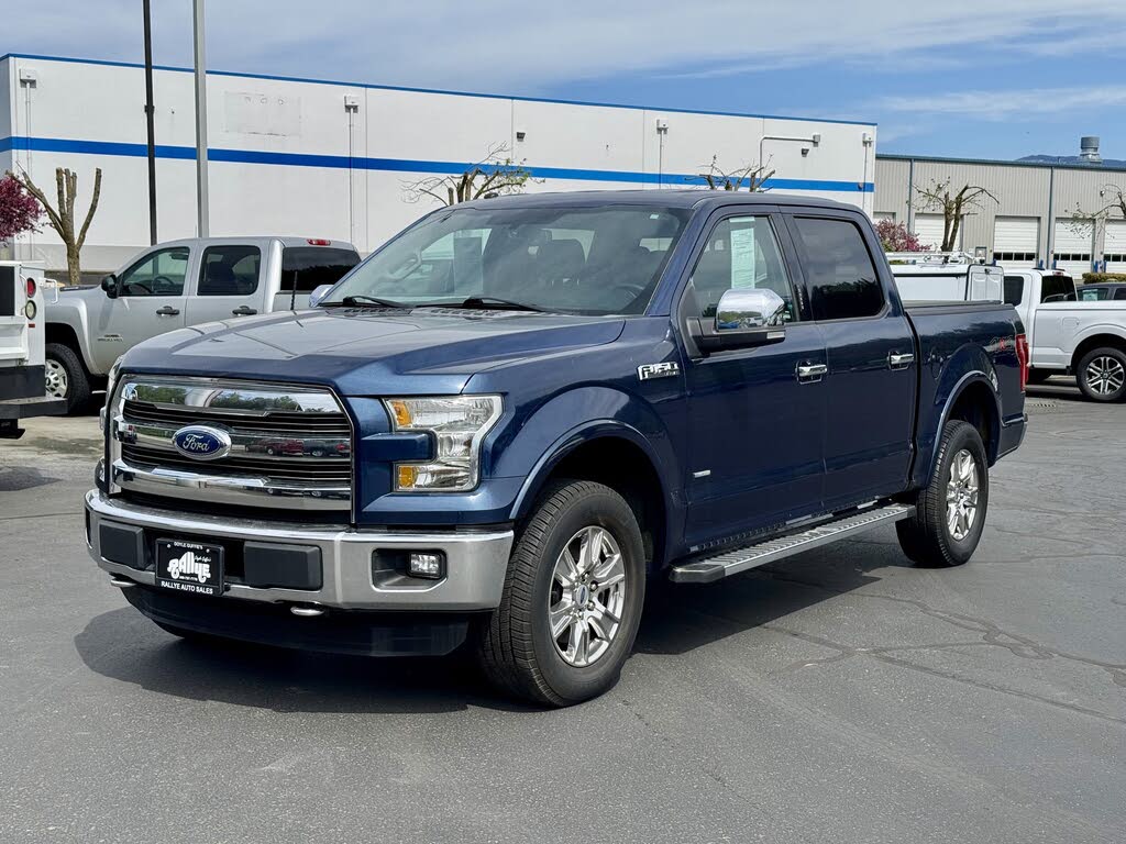Blue Jeans Metallic 2016 Ford F-150 Pickup Truck Four-Wheel Drive Automatic
