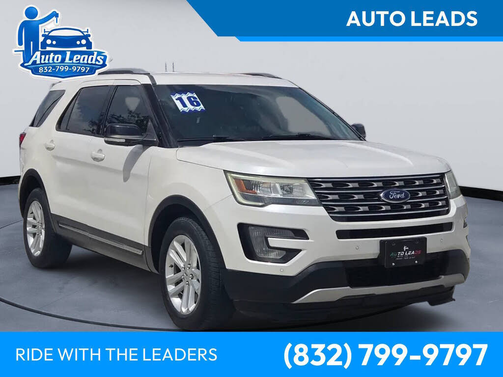 Oxford White 2016 Ford Explorer SUV / Crossover Front-Wheel Drive 6-Speed Automatic