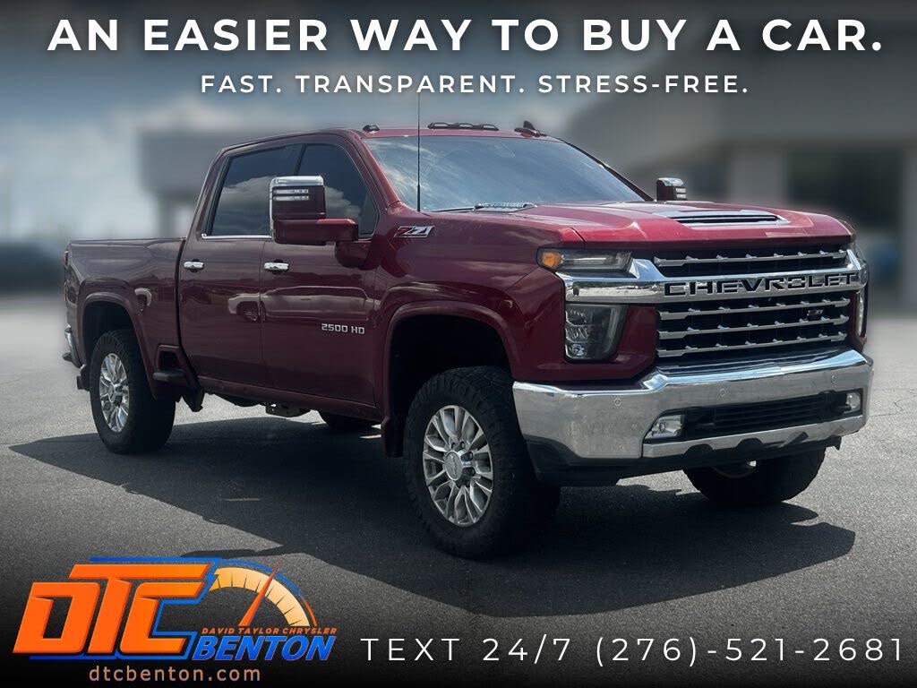 Cajun Red Tintcoat 2020 Chevrolet Silverado 2500HD Pickup Truck Four-Wheel Drive Automatic
