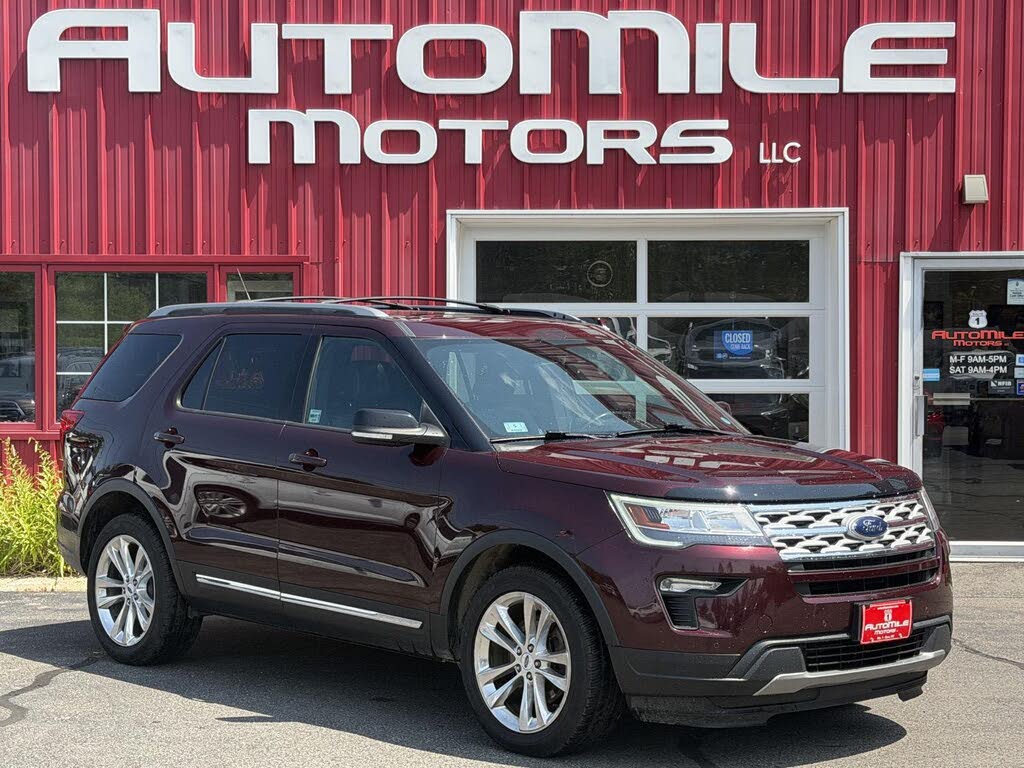 Red (Burgundy Velvet Metallic Tinted Clearcoat) 2018 Ford Explorer SUV / Crossover All-Wheel Drive 6-Speed Automatic