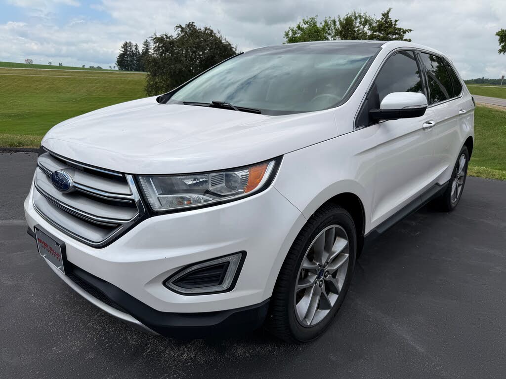 White 2017 Ford Edge SUV / Crossover All-Wheel Drive Automatic