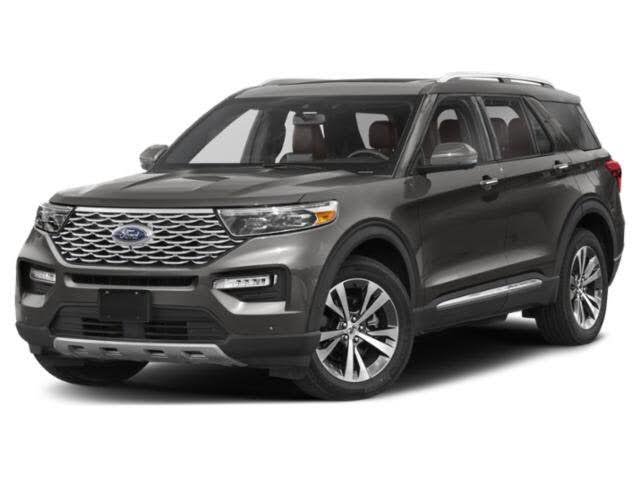 Star White Metallic 2020 Ford Explorer SUV / Crossover All-Wheel Drive 10-Speed Automatic