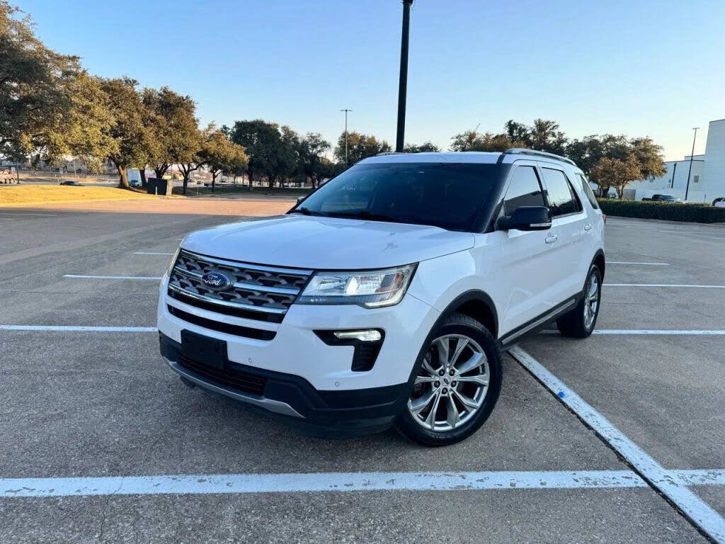 White 2018 Ford Explorer SUV / Crossover Front-Wheel Drive Automatic