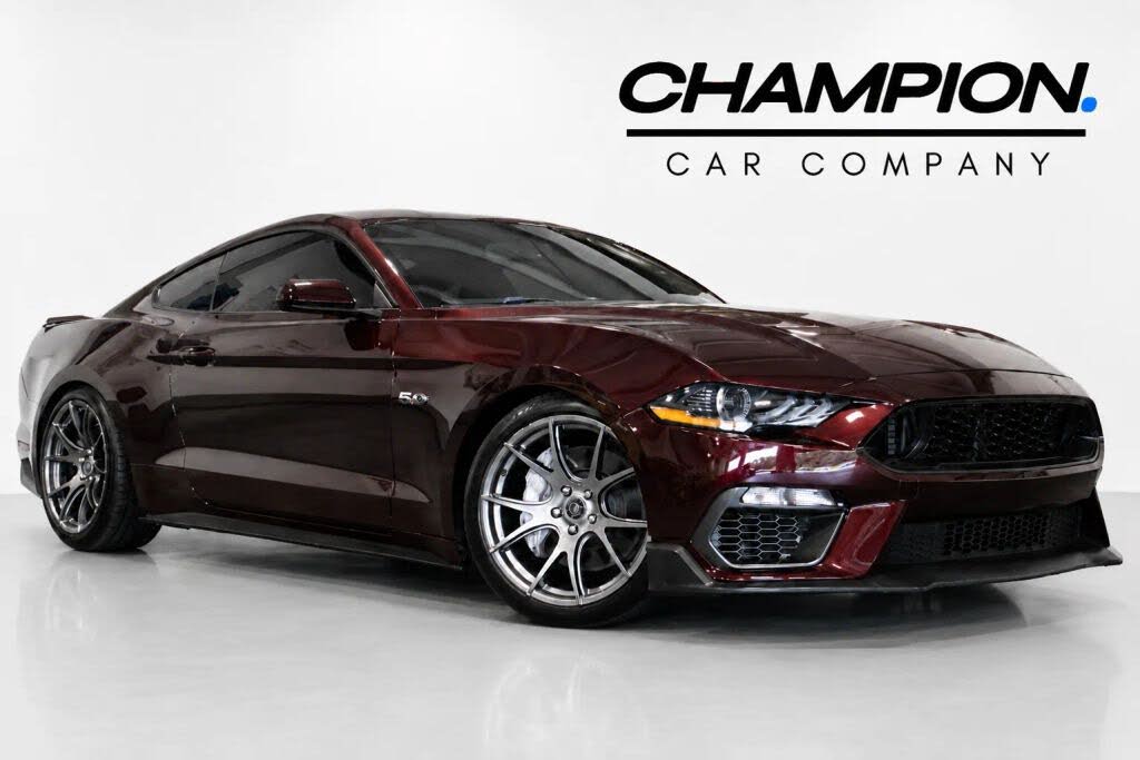 Red 2018 Ford Mustang Coupe Rear-Wheel Drive 6-Speed Manual