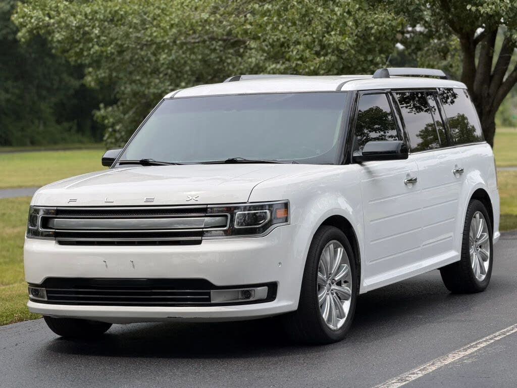 White 2018 Ford Flex SUV / Crossover All-Wheel Drive 6-Speed Automatic