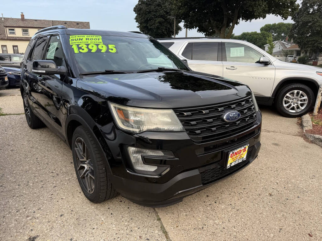 Black 2016 Ford Explorer SUV / Crossover All-Wheel Drive 6-Speed Automatic