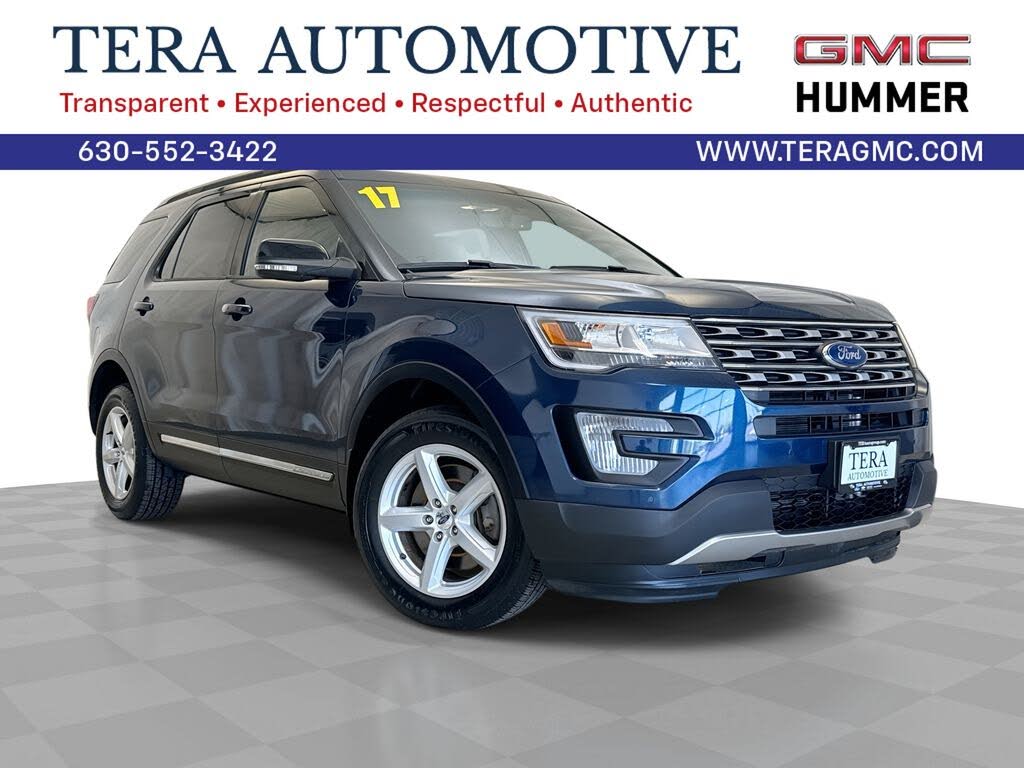 Blue 2017 Ford Explorer SUV / Crossover All-Wheel Drive 6-Speed Automatic