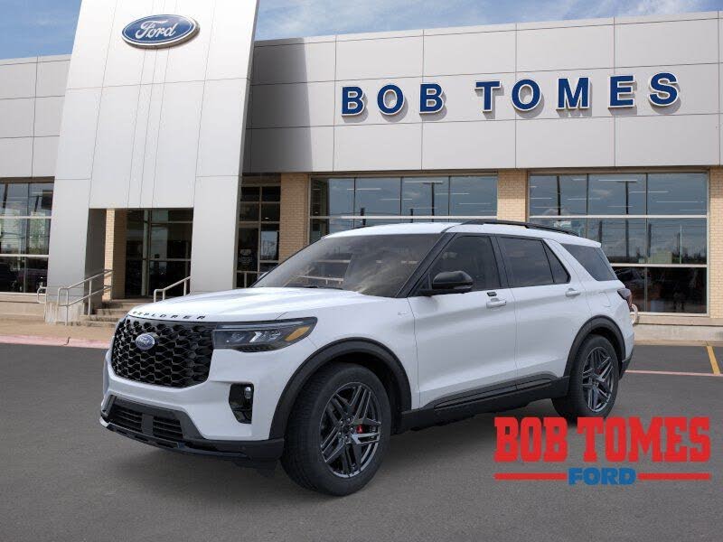 White Metallic 2026 Ford Explorer SUV / Crossover Rear-Wheel Drive Automatic