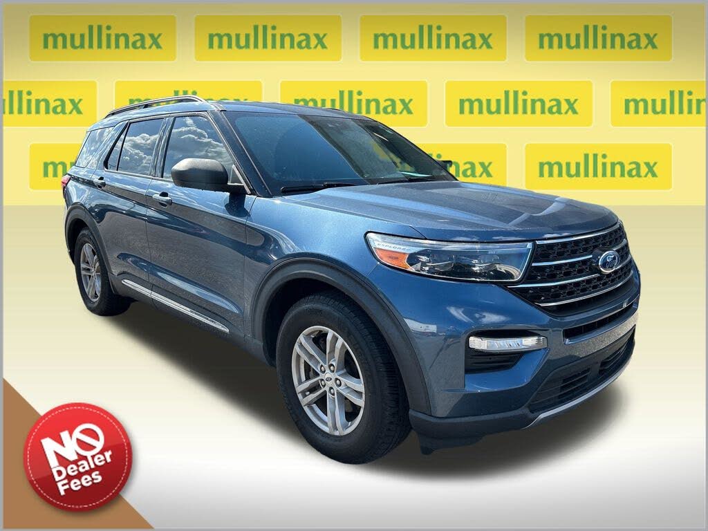 Blue Metallic 2020 Ford Explorer SUV / Crossover Rear-Wheel Drive Automatic